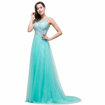 Women's A Line Chiffon Prom Dresses Long Evening Gown Formal Bridal Gowns