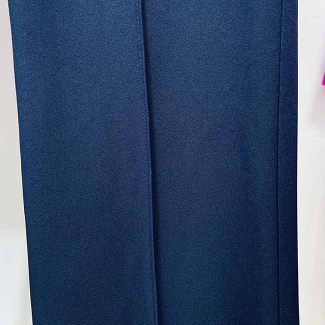 Navy Blue Two Piece Set Ladies Business Single Buttons Pants Formal Suit