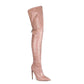 Sharp Leather Knee-high Boots Colors Over Knee Boot