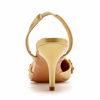 Pointed Toe Rhinestone Stiletto Pumps Middle Heel Bridal Wedding Shoes