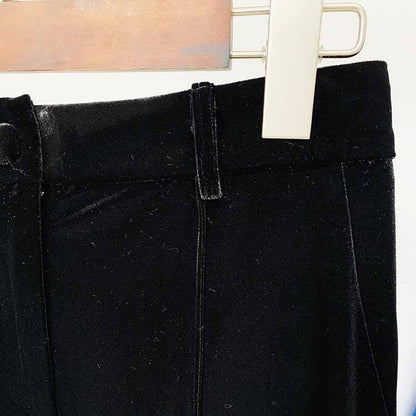 Women Velvet Blazer + Flare Trousers Suit Fashion Pant Suits