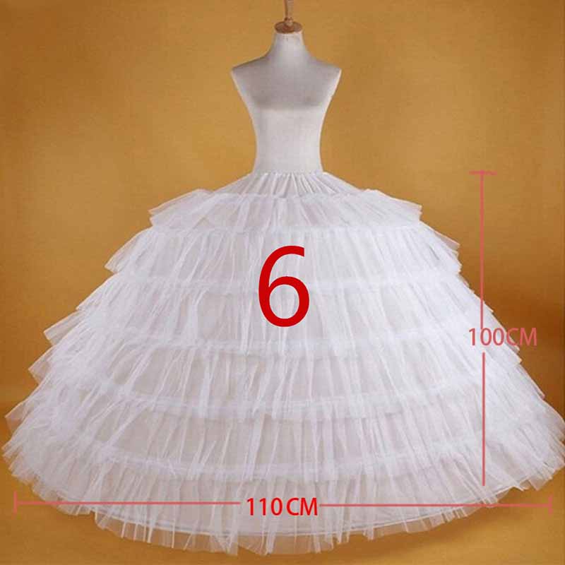Women Underskirt Slip Crinoline for Bridal Dress Ball Gown Petticoats