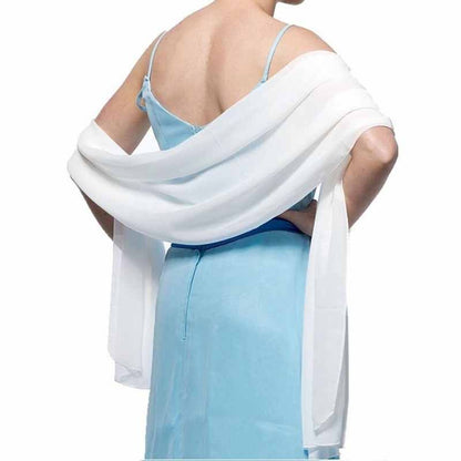 Chiffon Shawls Scarves Wraps for Bridal Wedding Party Evening Dress