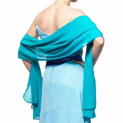 Chiffon Shawls Scarves Wraps for Bridal Wedding Party Evening Dress