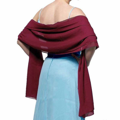 Chiffon Shawls Scarves Wraps for Bridal Wedding Party Evening Dress