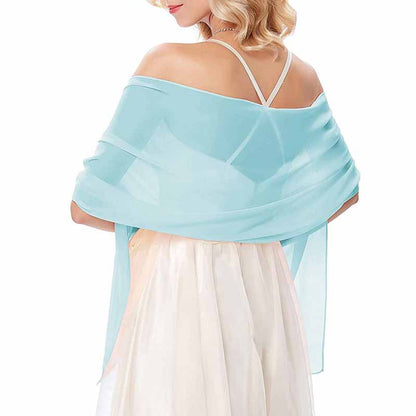 Chiffon Shawls Scarves Wraps for Bridal Wedding Party Evening Dress