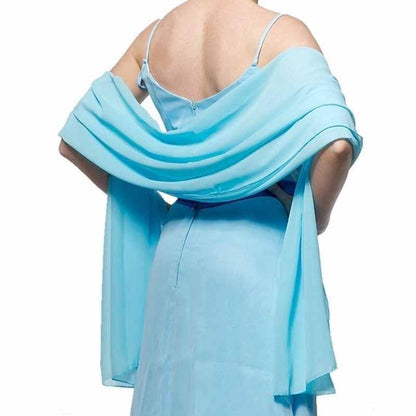 Chiffon Shawls Scarves Wraps for Bridal Wedding Party Evening Dress