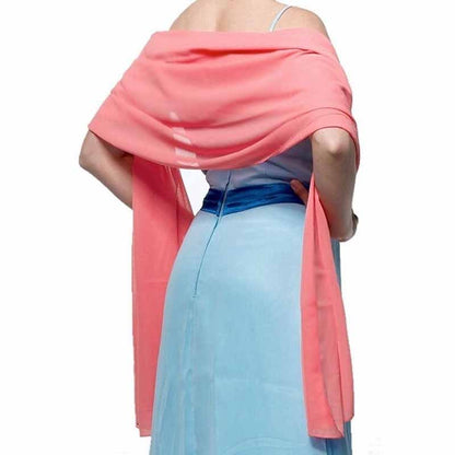 Chiffon Shawls Scarves Wraps for Bridal Wedding Party Evening Dress