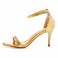 7cm 2.76 Inches Buckling Ankle Strap Closure Sandal Shoes