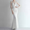Mermaid Prom Dresses Lace Appliques Removable Train main image 0