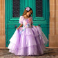 Girls' Special Occasion Dress Purple Princess Dresses for Kids