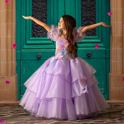 Girls' Special Occasion Dress Purple Princess Dresses for Kids