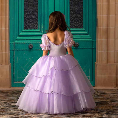 Girls' Special Occasion Dress Purple Princess Dresses for Kids