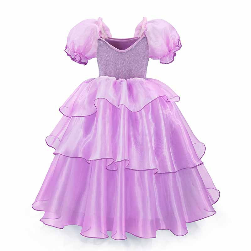 Girls' Special Occasion Dress Purple Princess Dresses for Kids – SD