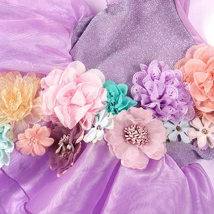 Girls' Special Occasion Dress Purple Princess Dresses for Kids