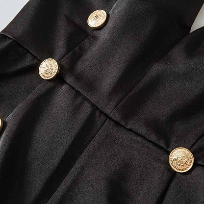 Womens black Open Back Wide Leg Jumpsuit One Piece Romper