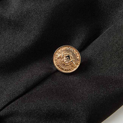 Womens black Open Back Wide Leg Jumpsuit One Piece Romper