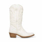Women Western Cowboy Cowgirl Stitched Embroidered Boots