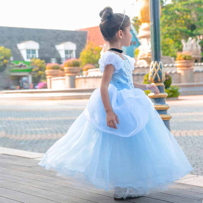 Little Girl Cinderela Princess Dress Halloween Gala Prom