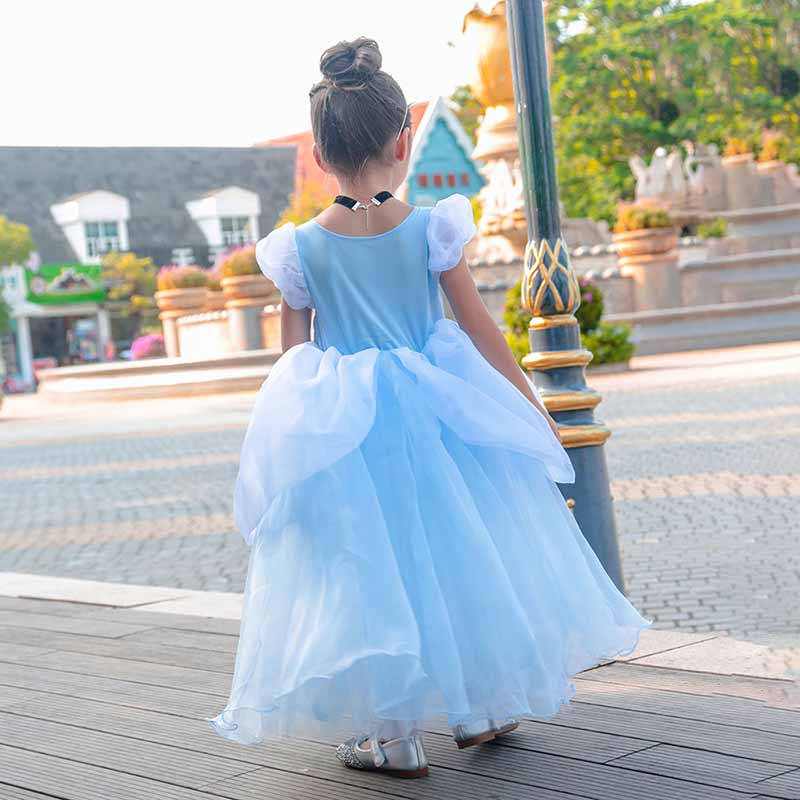 Little Girl Cinderela Princess Dress Halloween Gala Prom