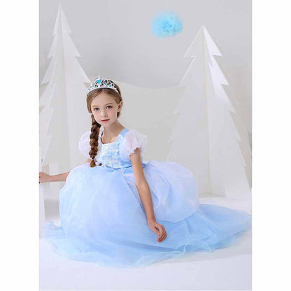 Little Girl Cinderela Princess Dress Halloween Gala Prom