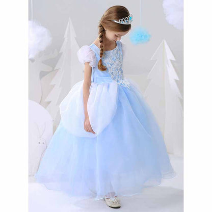 Little Girl Cinderela Princess Dress Halloween Gala Prom