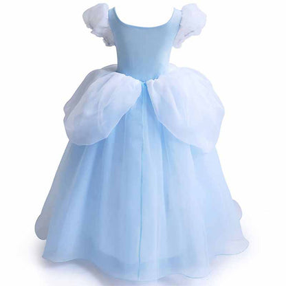 Little Girl Cinderela Princess Dress Halloween Gala Prom