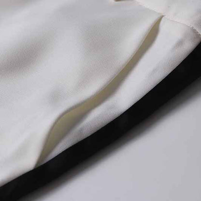 Women's 2 Piece Suit White Wedding Set Slim Fit Blazer Pants Suit