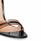 Transparent High Stiletto Pump Heeled Sandals Black Open Toe Stilettos
