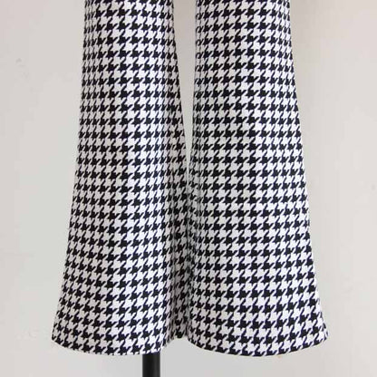Womes Houndstooth Flared Pants