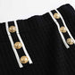 Womens Two Pieces Suit Short-Sleeve Knit V Neck Shirt + Knit Mini Skirt Set