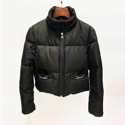 Women's Winter Coats Lightweight Duck Down Jacket Black Outwear Coat