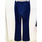 Women's Dark Blue Pantsuit Blazer+ Puff Sleeves Oversize Suit Fashion Pantsuit
