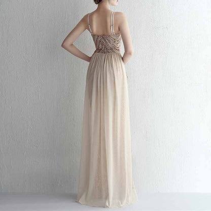 Women's Sleeveless Mermaid Detachable Train Evening Prom Dresses Party Gowns