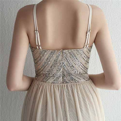 Women's Sleeveless Mermaid Detachable Train Evening Prom Dresses Party Gowns