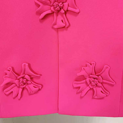 Women Crepe Couture Applique Jacket Fashion Coat