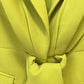 Women's Applegreen Lace-Up 2 Piece Bell-bottomed Pantsuit