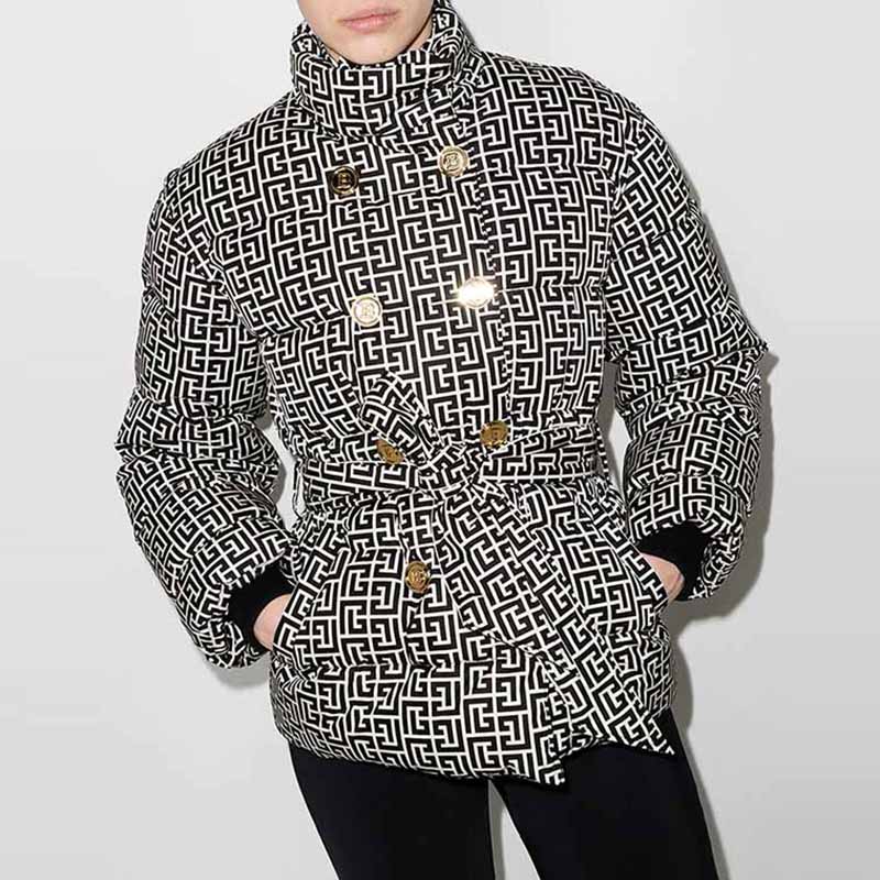 Women's Down Coat Winter Jacket Outwear Lace up Warm Coat