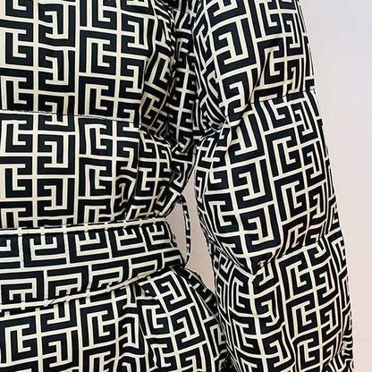 Women's Down Coat Winter Jacket Outwear Lace up Warm Coat