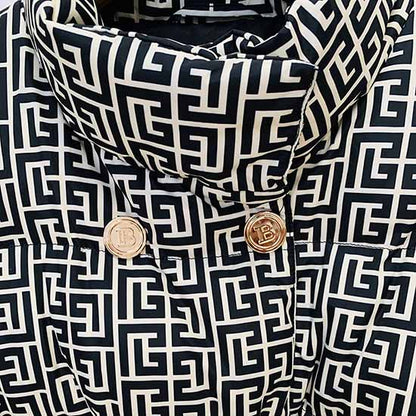 Women's Down Coat Winter Jacket Outwear Lace up Warm Coat