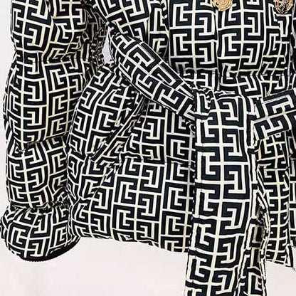 Women's Down Coat Winter Jacket Outwear Lace up Warm Coat