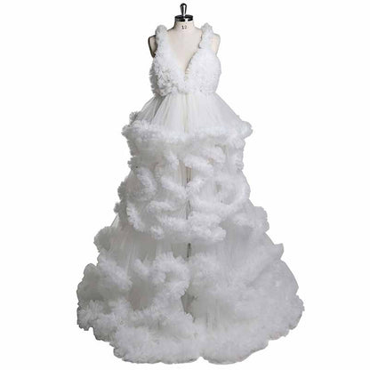 Long pleated dresses ladies custom maternity dresses