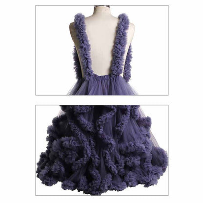 Long pleated dresses ladies custom maternity dresses