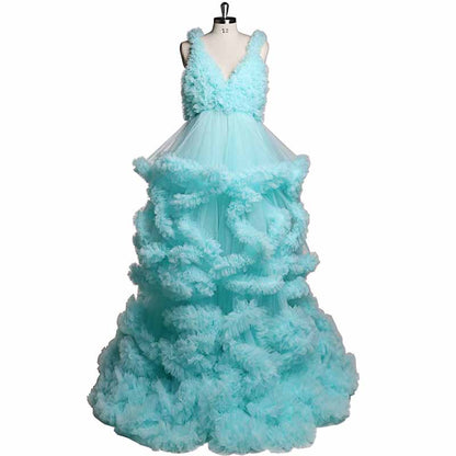 Long pleated dresses ladies custom maternity dresses