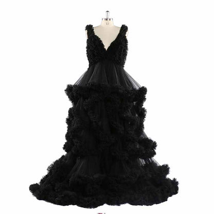 Long pleated dresses ladies custom maternity dresses