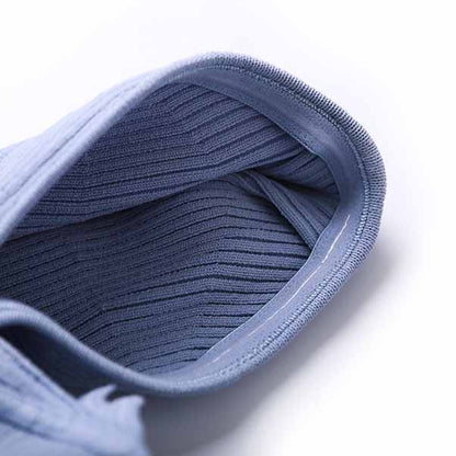 Women 2 Pieces Skirt Suit Knitted Top + Mid-High Rise Mini Skirt Suit