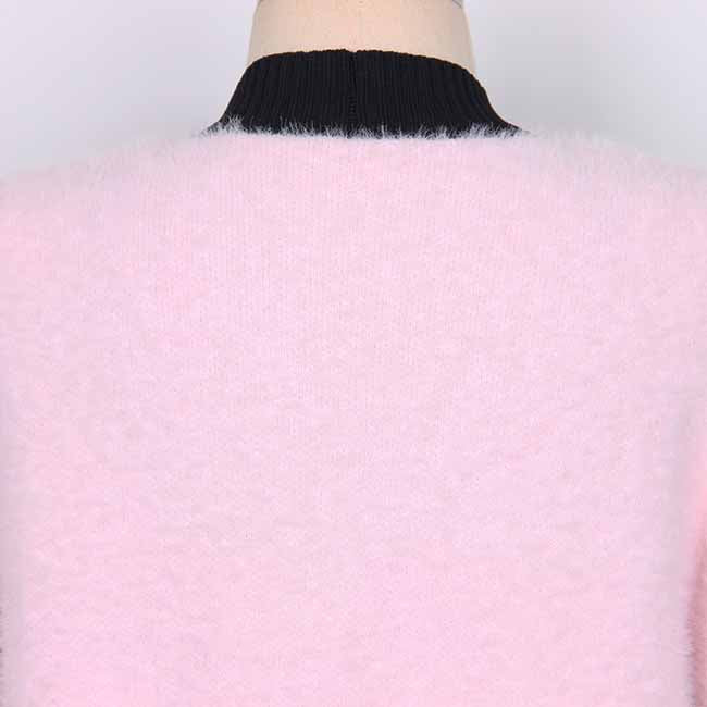 Women Pink Cardigan Sweaters and Vests