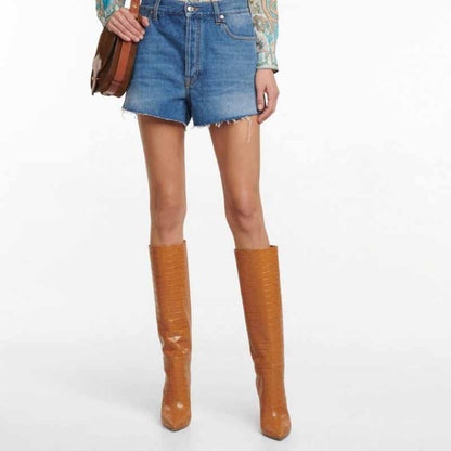 Women pointed toe knee-high boots candy color heeled boot 15 colors