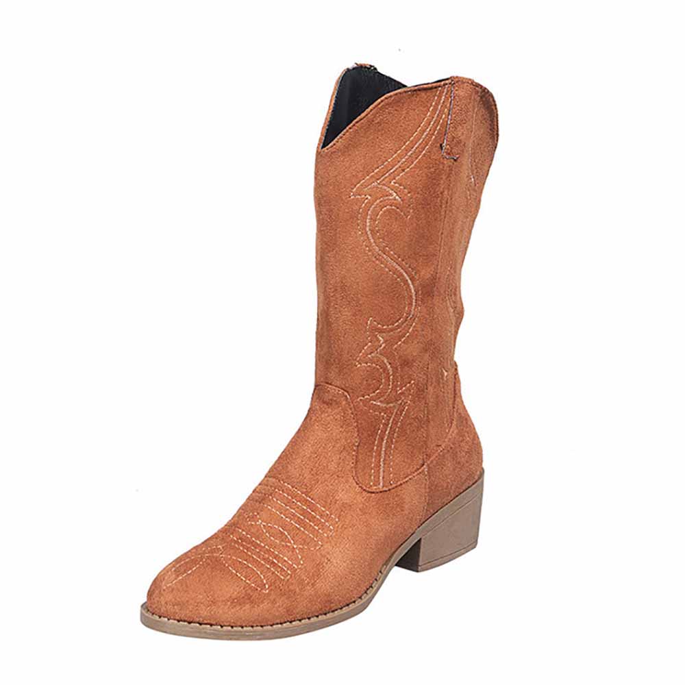 Ladies Wide Calf Cowgirl Cowboy Western Boots