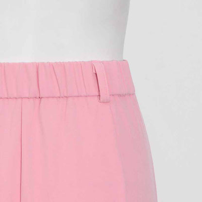 Women's Lace Up Suits High Waisted Two Pieces Pantsuit Colors Black Pink White